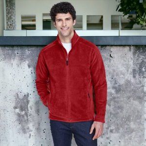 NWT Mens Classic Red North End Core 365 Journey Full Zip Fleece Jacket  …